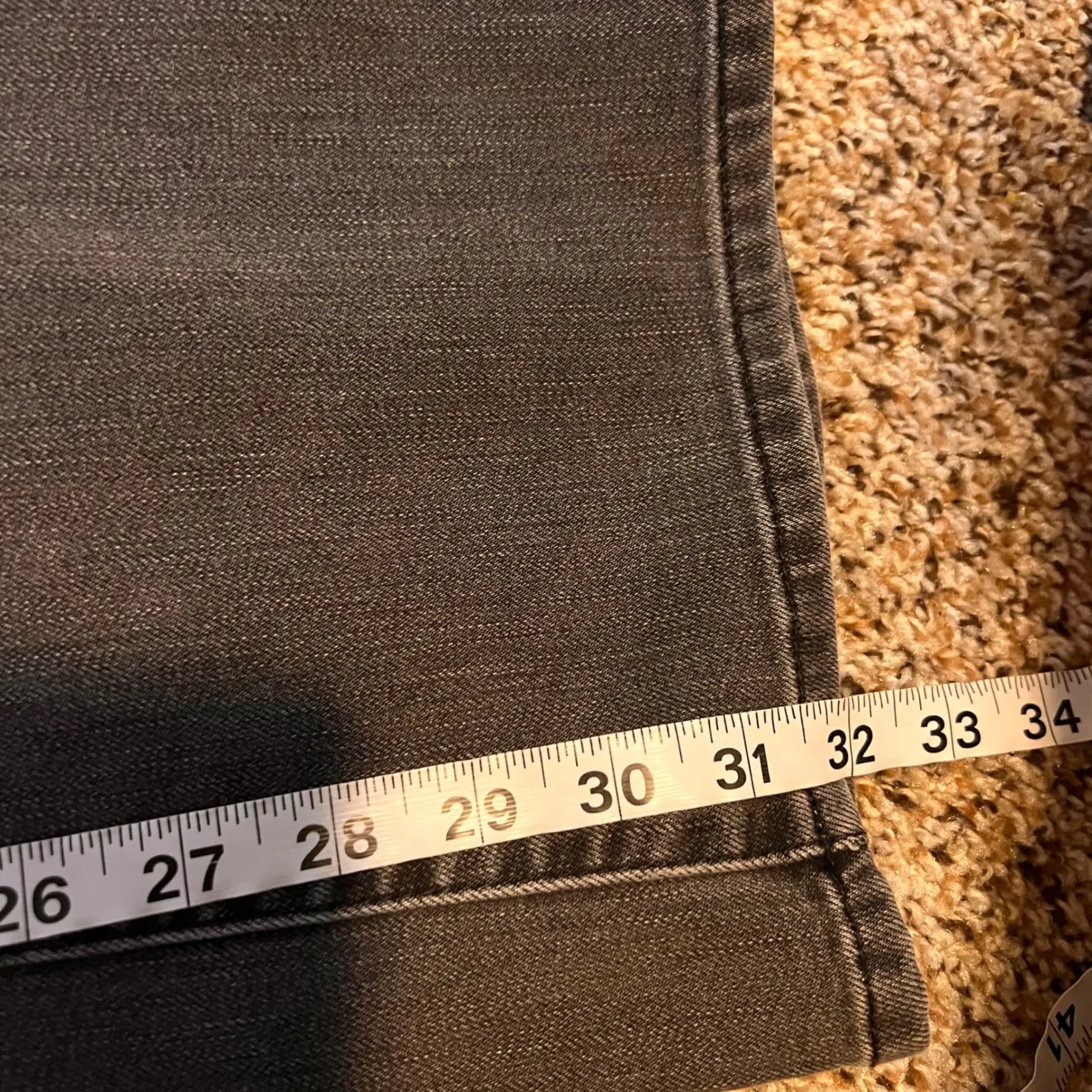 Coldwater Creek Women's Size 12 Gray Bootcut Embellished Pocket Jeans - Image 5