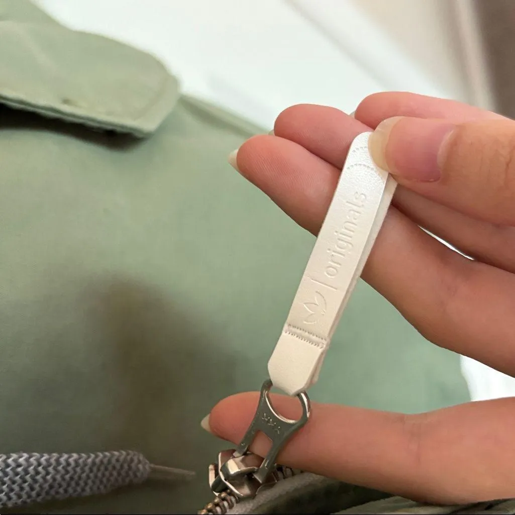 Adidas Originals Olive Green Winter Parka Jacket Military Army M Coat Women Size M - Image 8