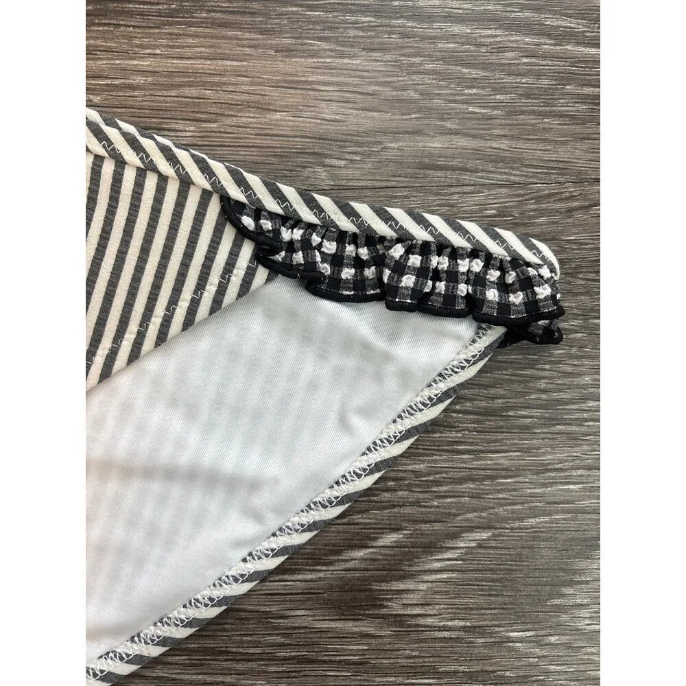 NWT Aerie Striped Gingham Bikini Bottom Size XS - Image 2