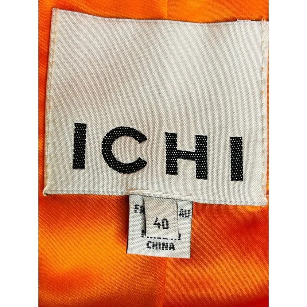 ICHI IHELISO JA Bomber Jacket size 38 Orange Full zip Size L - Image 6