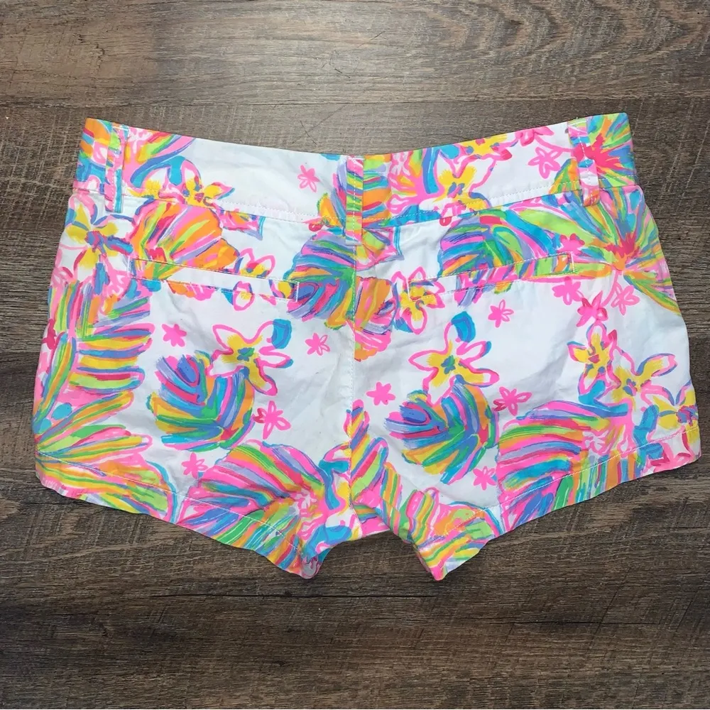 Lilly Pulitzer Walsh Shorts Resort White Summer Haze Size 6 - Image 2