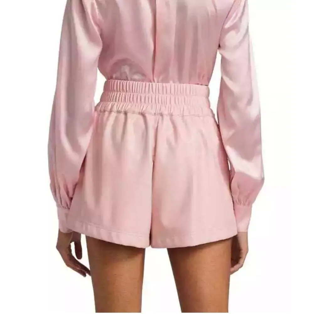 NEW NWT Generation Love Amy Satin Shorts Light Pink size XS - Image 3