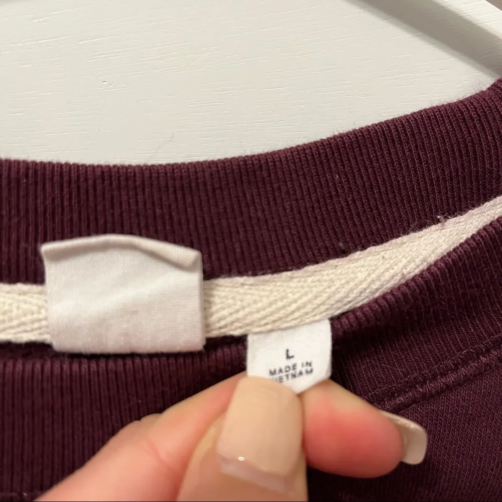 Meet Me In The GAP maroon & pink sweatshirt - Image 6