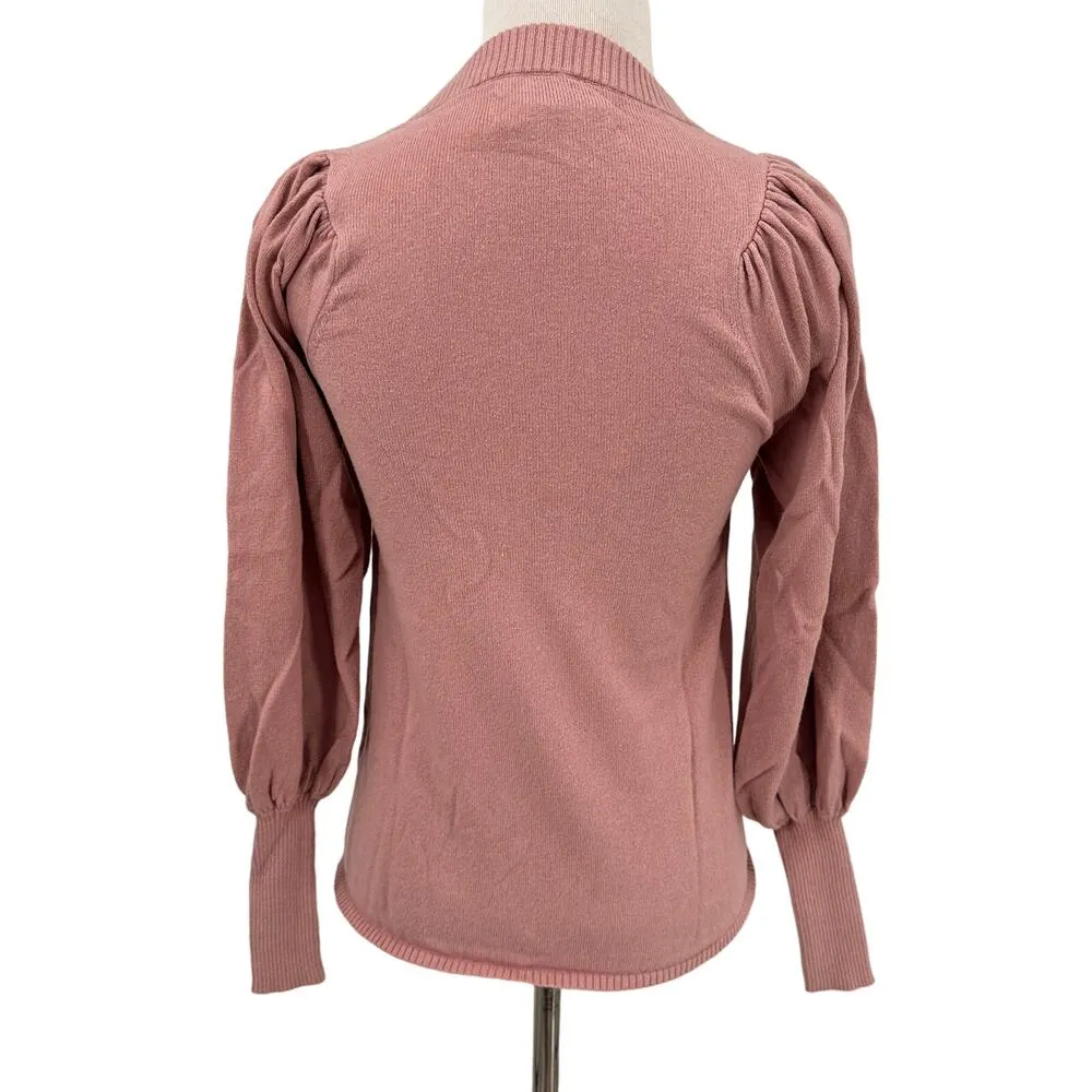Apiece Apart New York Pink Cashmere Olimpio Blend Sweater Size XS - Image 5