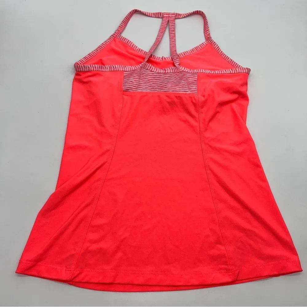 RBX Highlighter Pink/White Athletic Women's Tank Top w/Racer Back Straps Size Sm Pink - Image 4