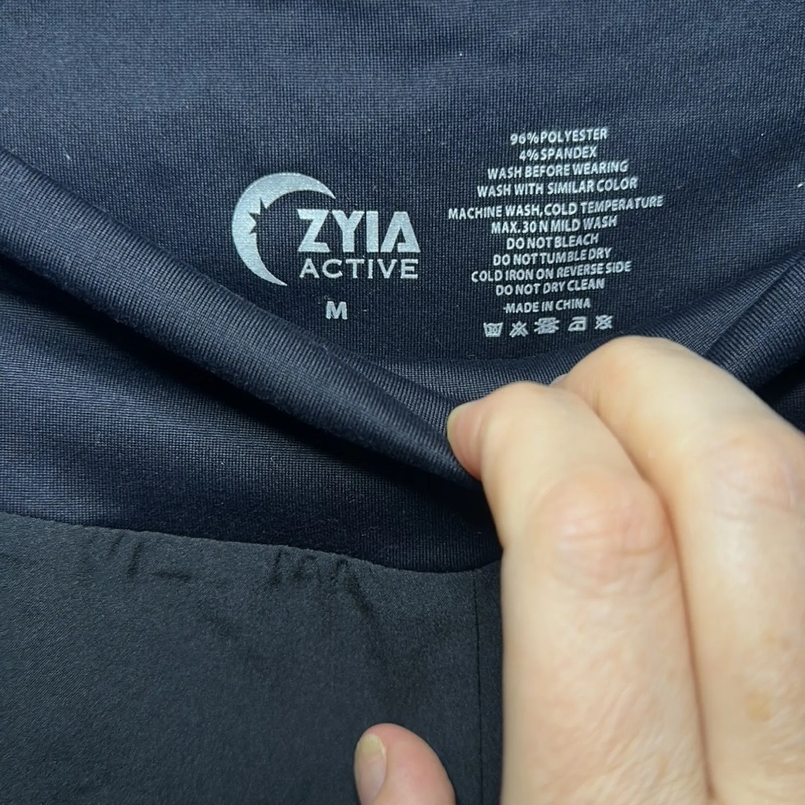 Zyia Active Black Camo Running‎ Athletic 5 Star Women’s Shorts Medium - Image 5