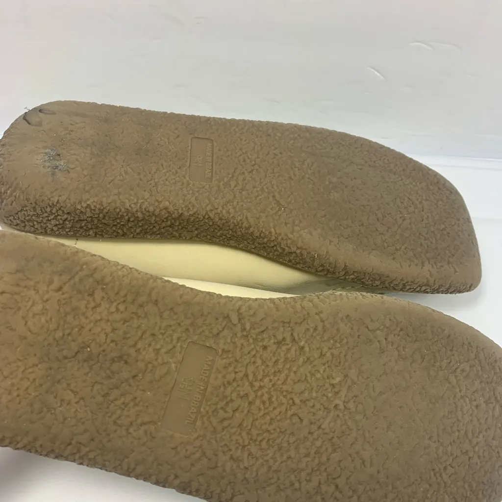 Eddie Bauer Shoes Womens 9.5 Square Moc‎ Toe Oxford Chukka Low Bootie off white - Image 4