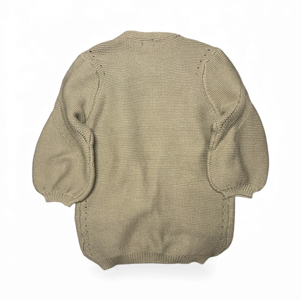 POL Olive Green Chunky Knit Cardigan Coat size Small - Image 3