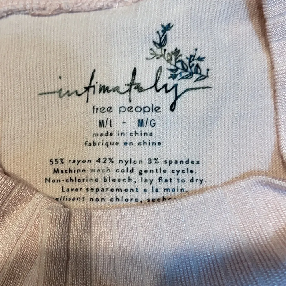 Free People Blush Pink Long Sleeve Medium Top - Image 5