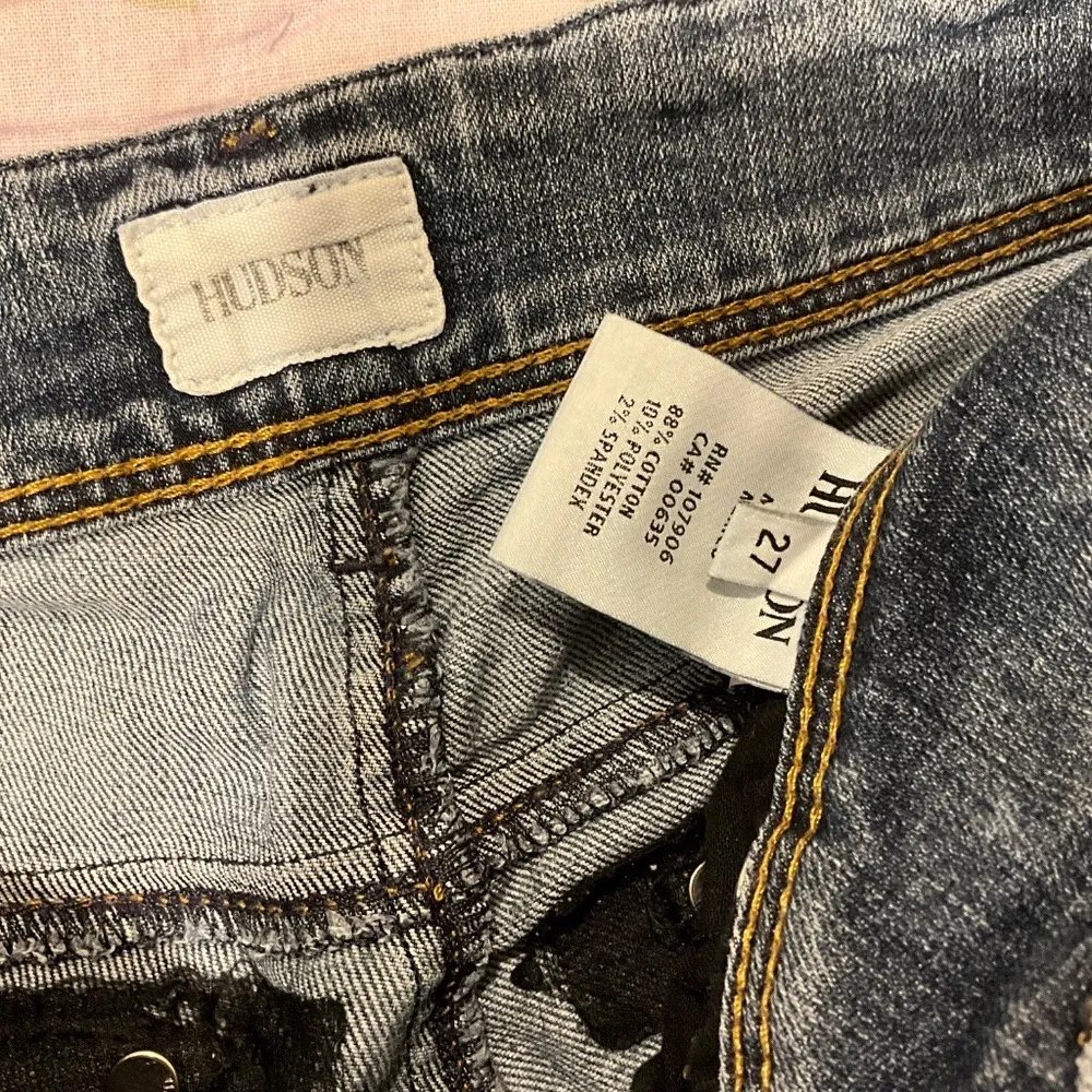 Hudson Collin Flap Pocket Skinny Jeans Size 27 - Image 8