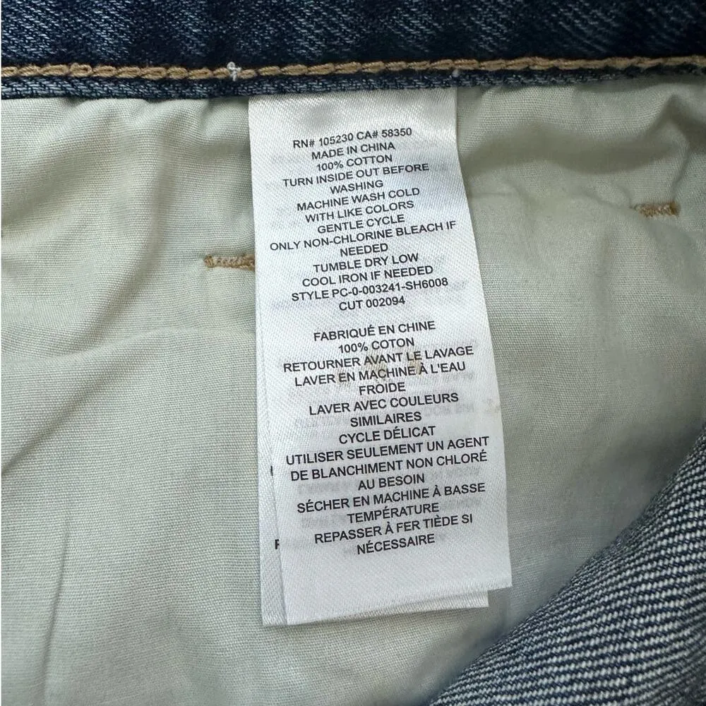 NWT Current Elliott The Boyfriend Rolled Denim Shorts Size 31 - Image 9