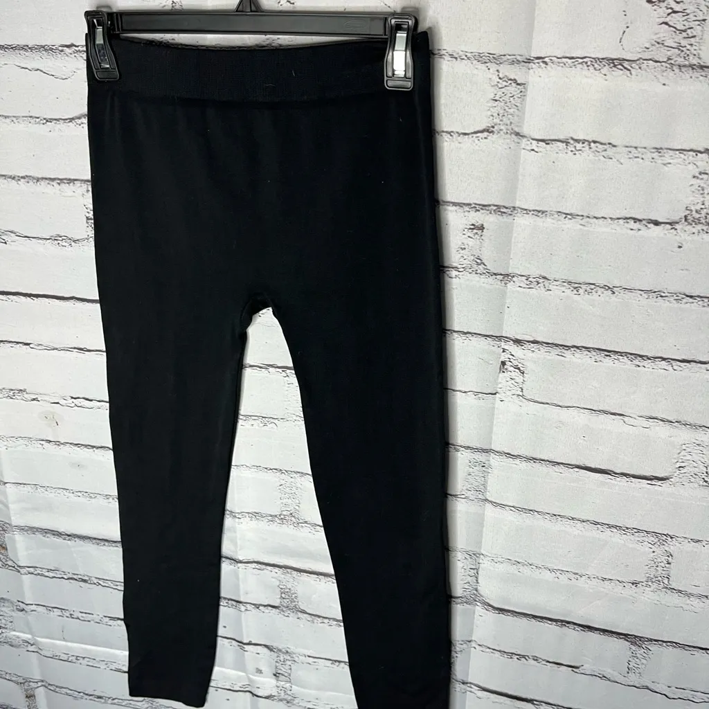 Love Charm Black Slim Fit Stretch Leggings Yoga Pants Tights High Waist SZ S/M - Image 8