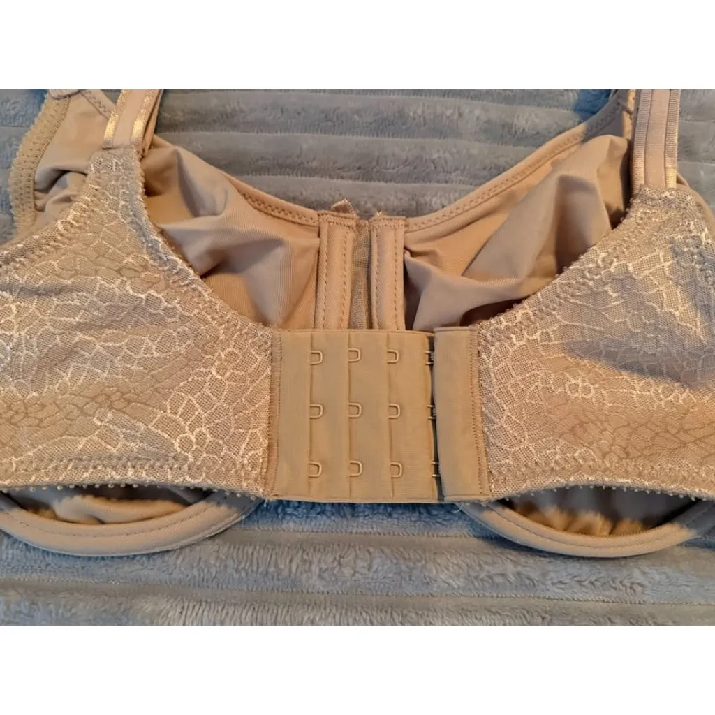 NEW Chantelle 32DDD Magnifique Seamless Unlined Underwire Minimizer Bra Nude - Image 5