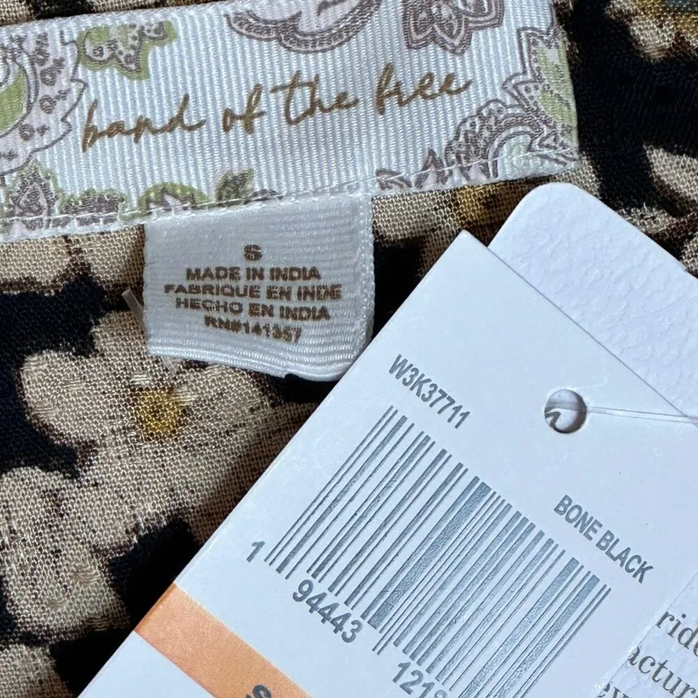 Band of the Free Shila Mini Dress Bone/Black size S Black - Image 16