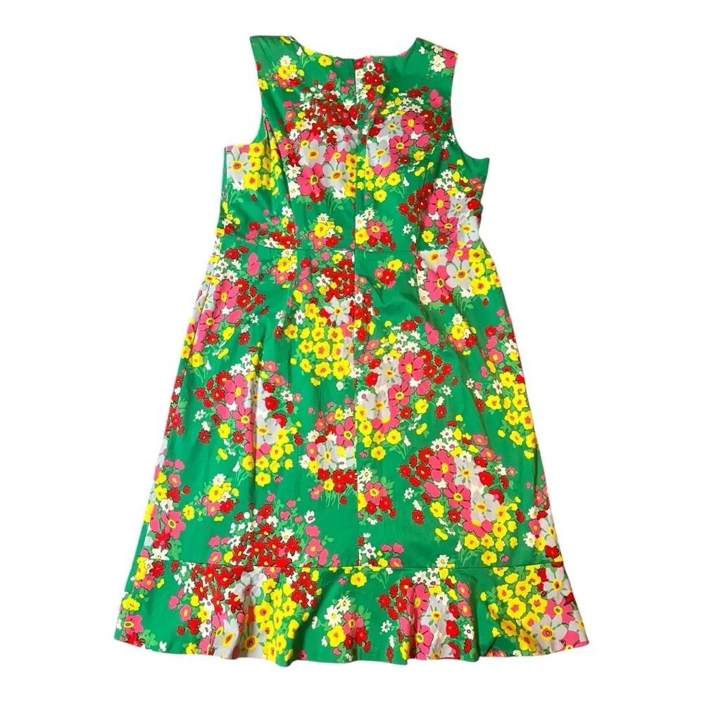 Talbots Petite Bright Floral Sleeveless Cottagecore Shift Dress Women’s 10P NWOT - Image 2