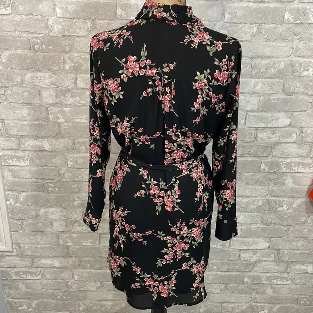 Allison Joy Floral Button Up Shirt Dress - Image 3