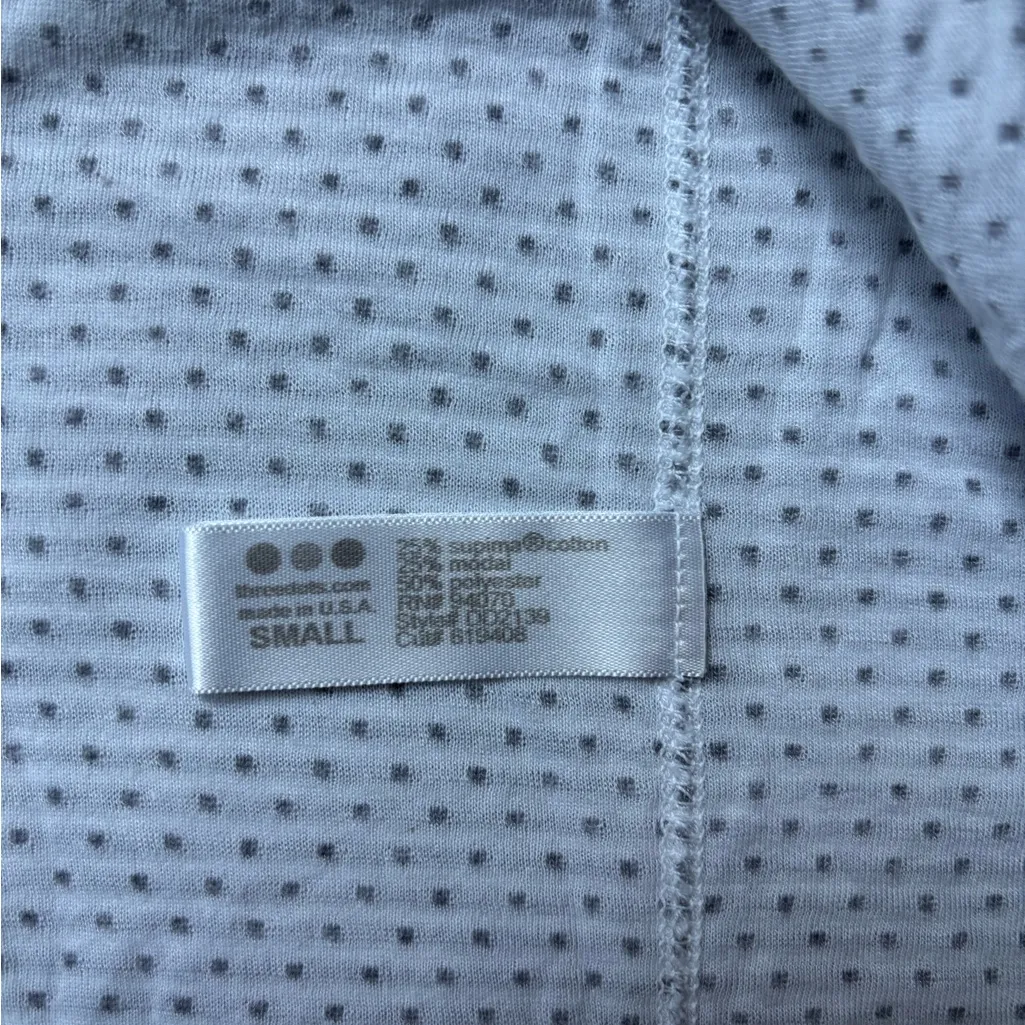 Threads 4 Thought  Light Gray Polka Dot Top - Image 4