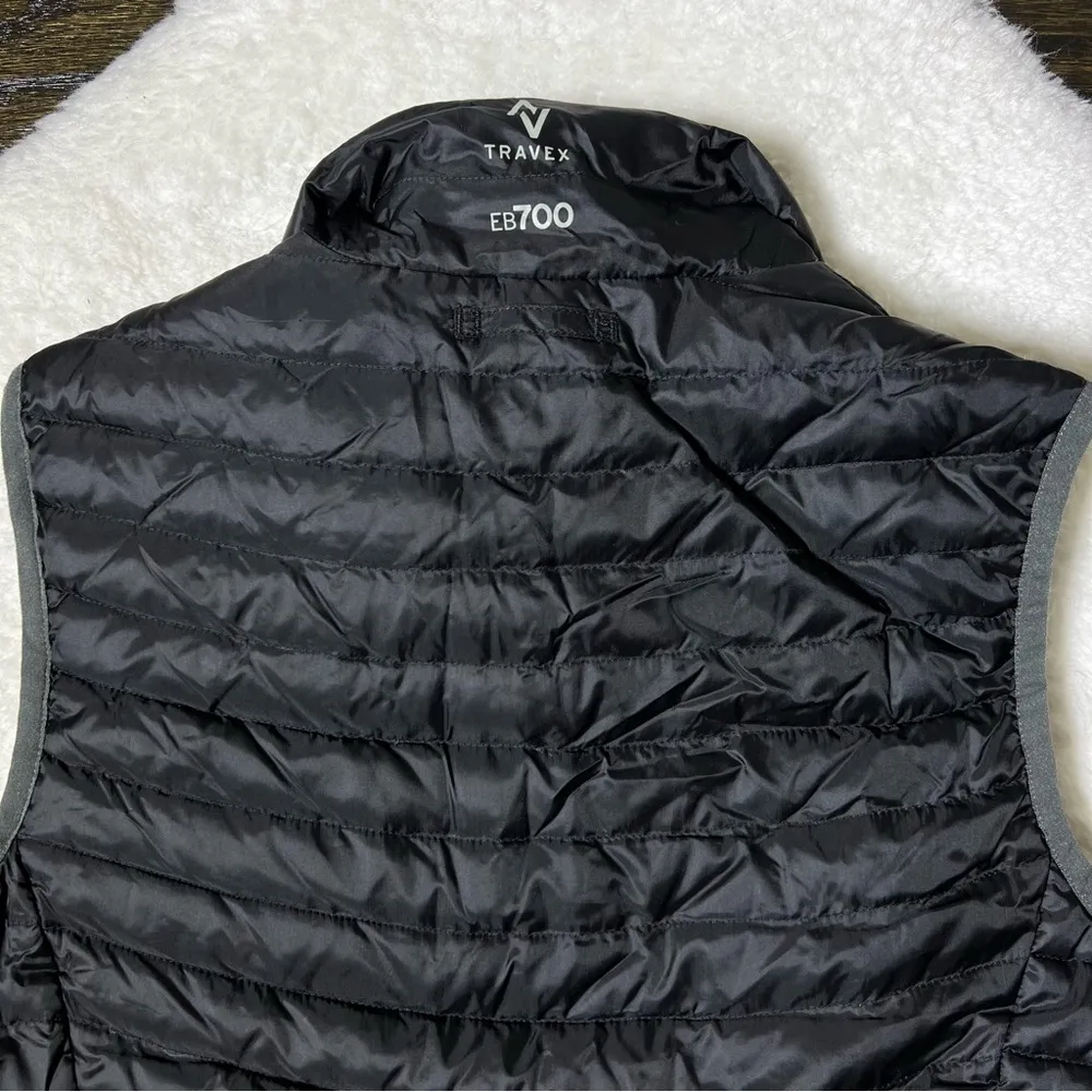 Eddie Bauer Black Travex EB700 Down Quilted Puffer Vest - Image 6