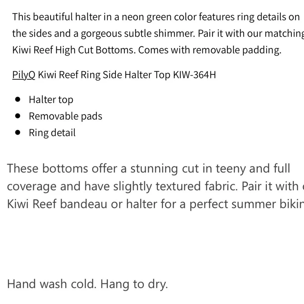 PilyQ Kiwi Reef bikini set - Image 3