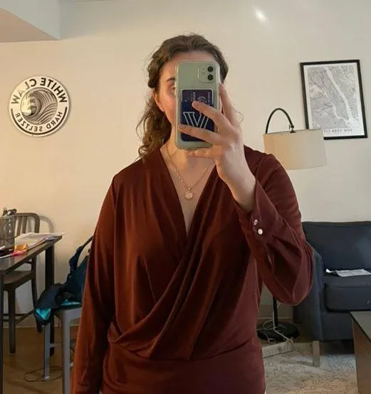 Maroon Professional Top - Image 4