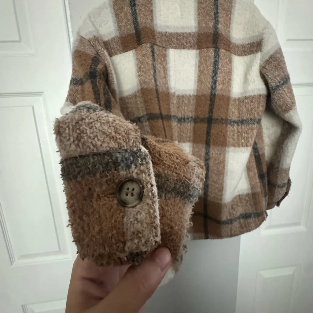 Anthropologie Avec Les Filles • Plaid Flannel Jacket • Shacket • Brown • Large - Image 16