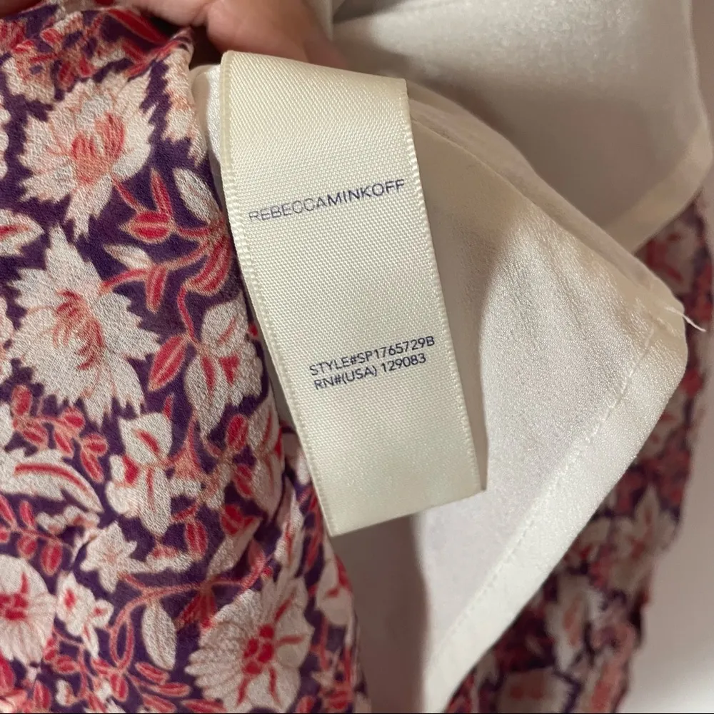 Buffy Poppy Floral Cold Shoulder Midi Dress Size Medium - Image 8