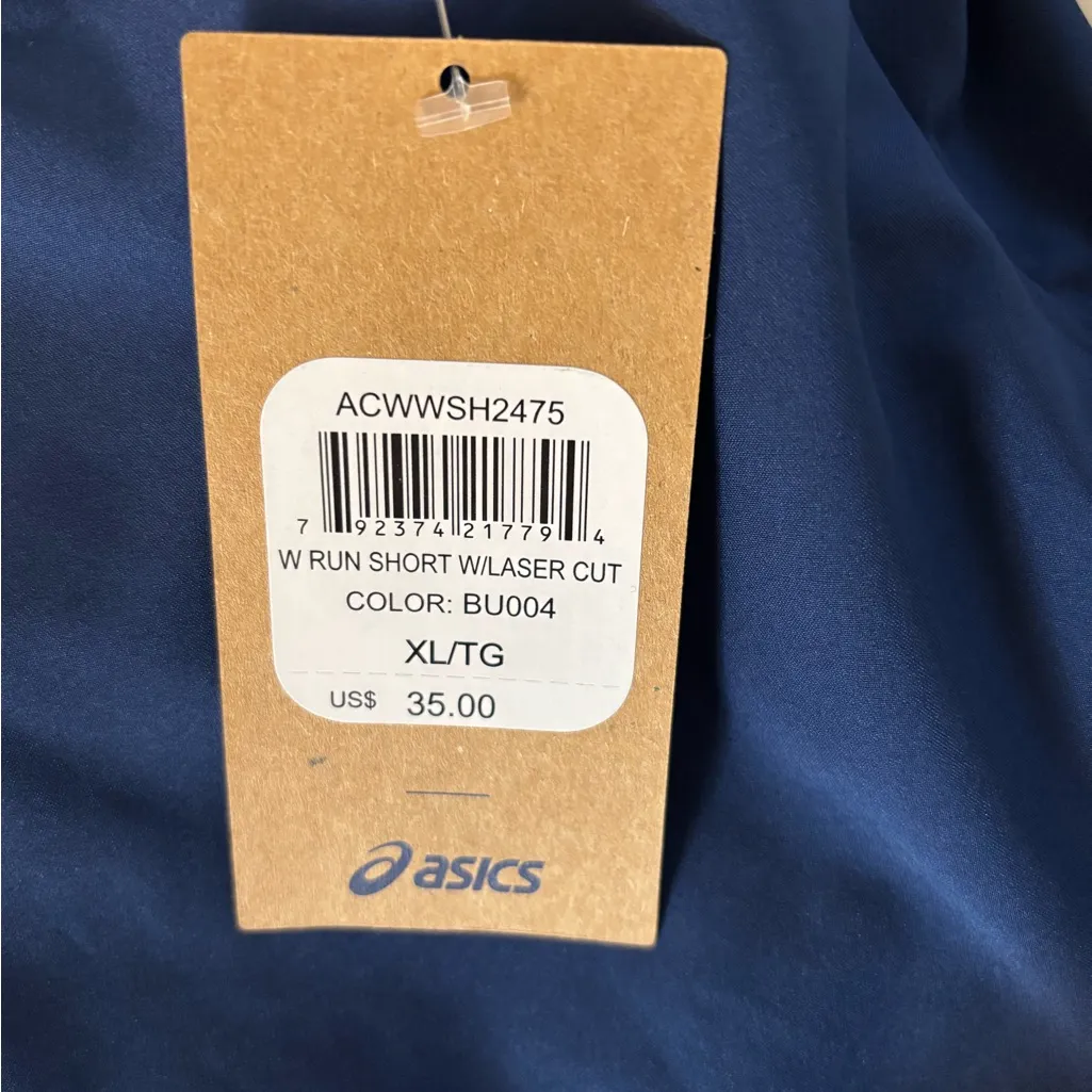 🏃‍♀️👟 NWT ASICS Women's Blue Running Shorts. Size XL - Image 2