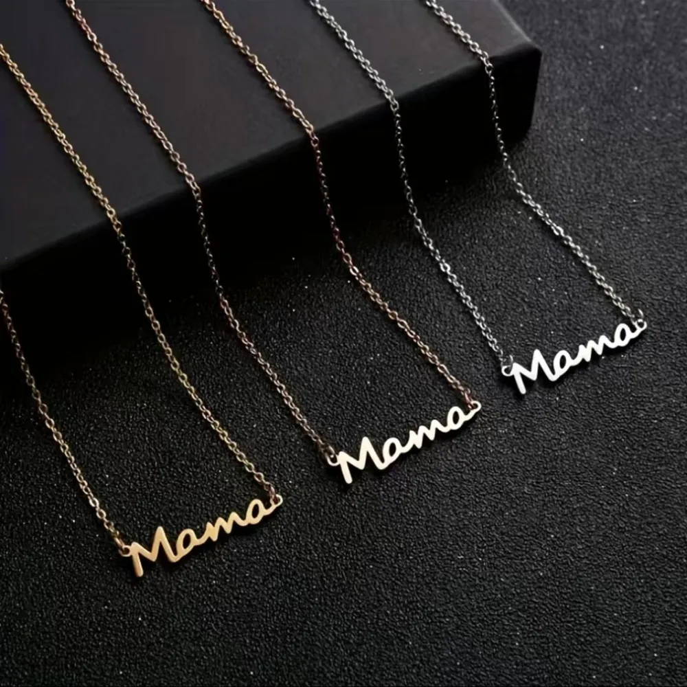 Rose gold toned Mama Necklace - Image 2
