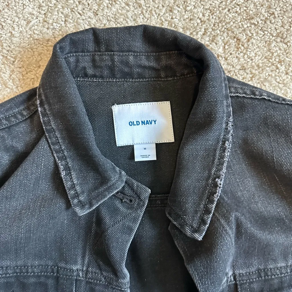 Old Navy  Dark Wash Denim Jacket - Image 2