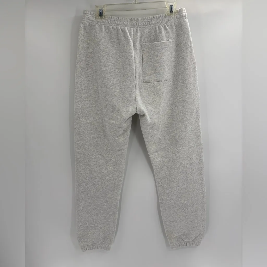 Praying white you matter don’t give up grey cuffed joggers sweatpants sz large - Image 8