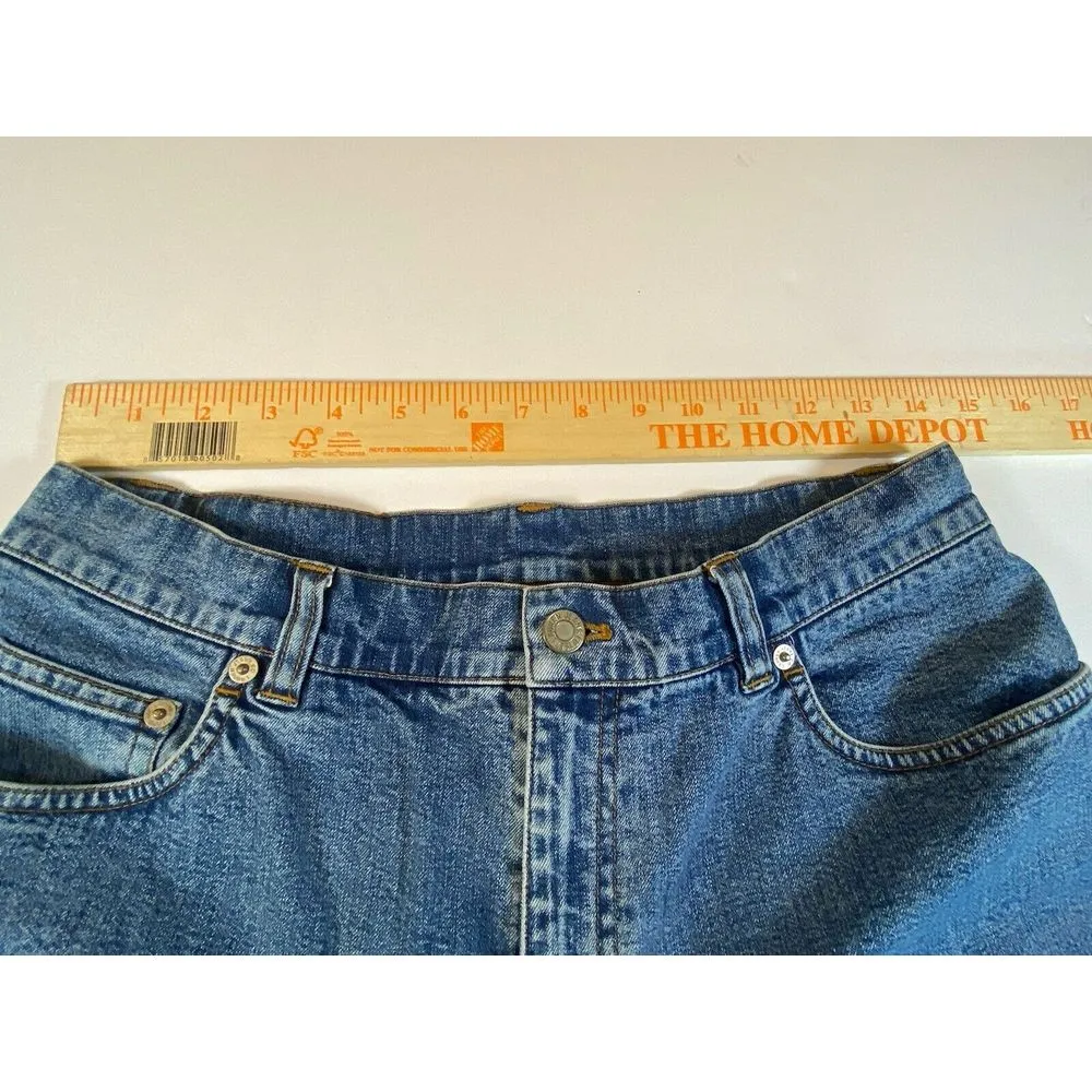 Polo Ralph Lauren Jeans Co Women's 8P Blue‎ classic stretch High Rise Momcore - Image 4