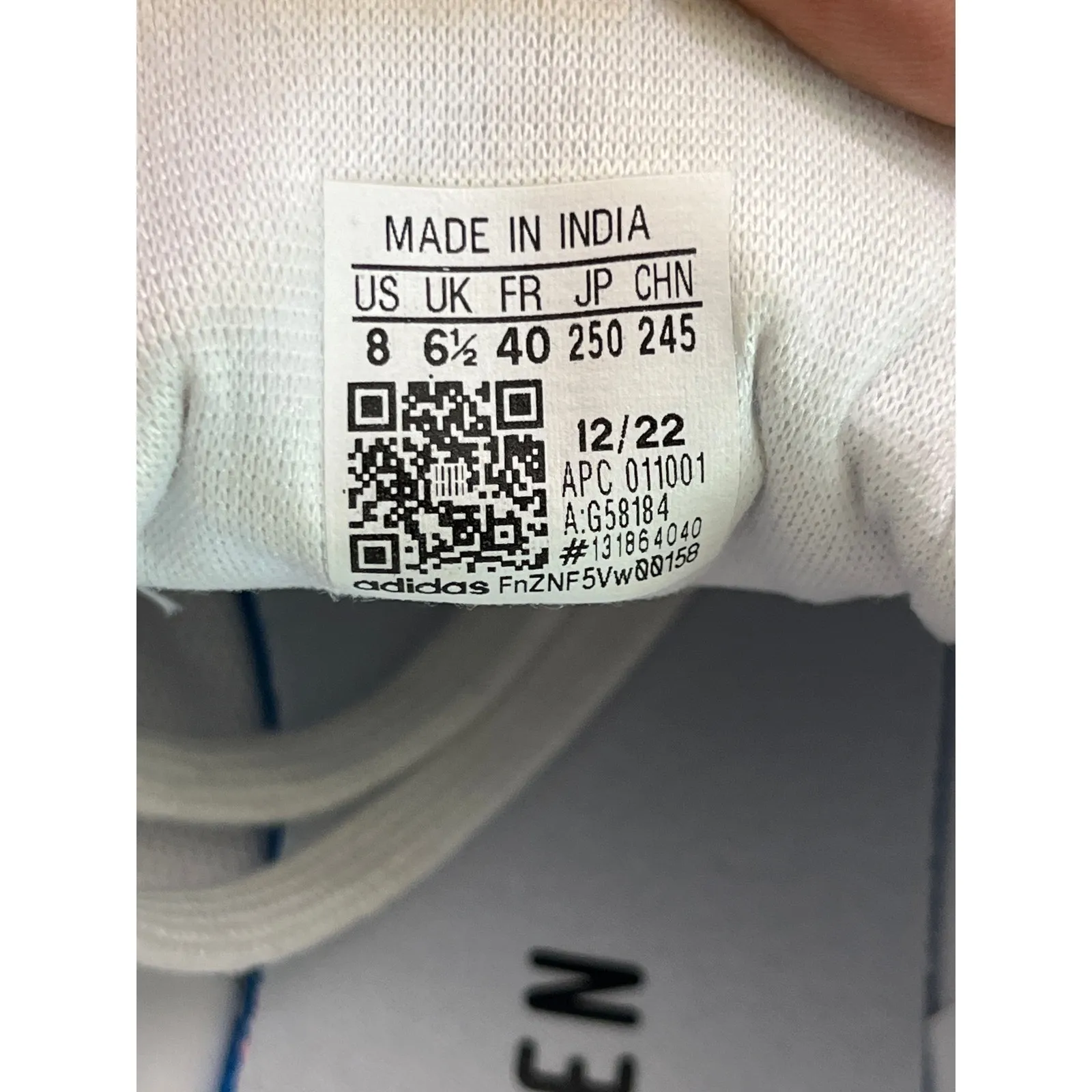 Adidas Stan Smith Primegreen White Gold Metallic Sneakers Size 8 Women - Image 2