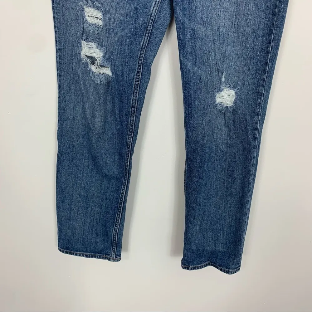 Old Navy Boyfriend Straight Leg Jeans Medium Wash Size 8 - Image 4