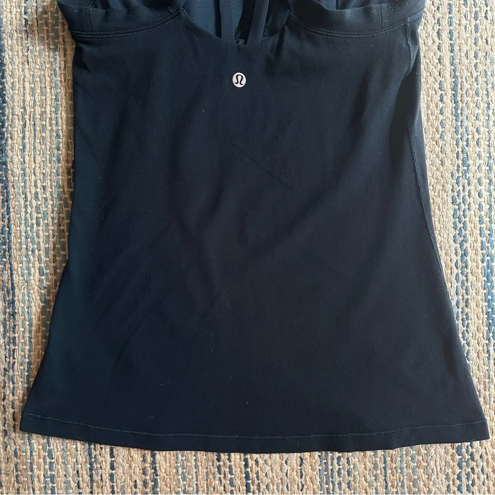 Rally Your Heart Tank Top in Nocturnal Teal Dark Navy Size 6 - Image 8