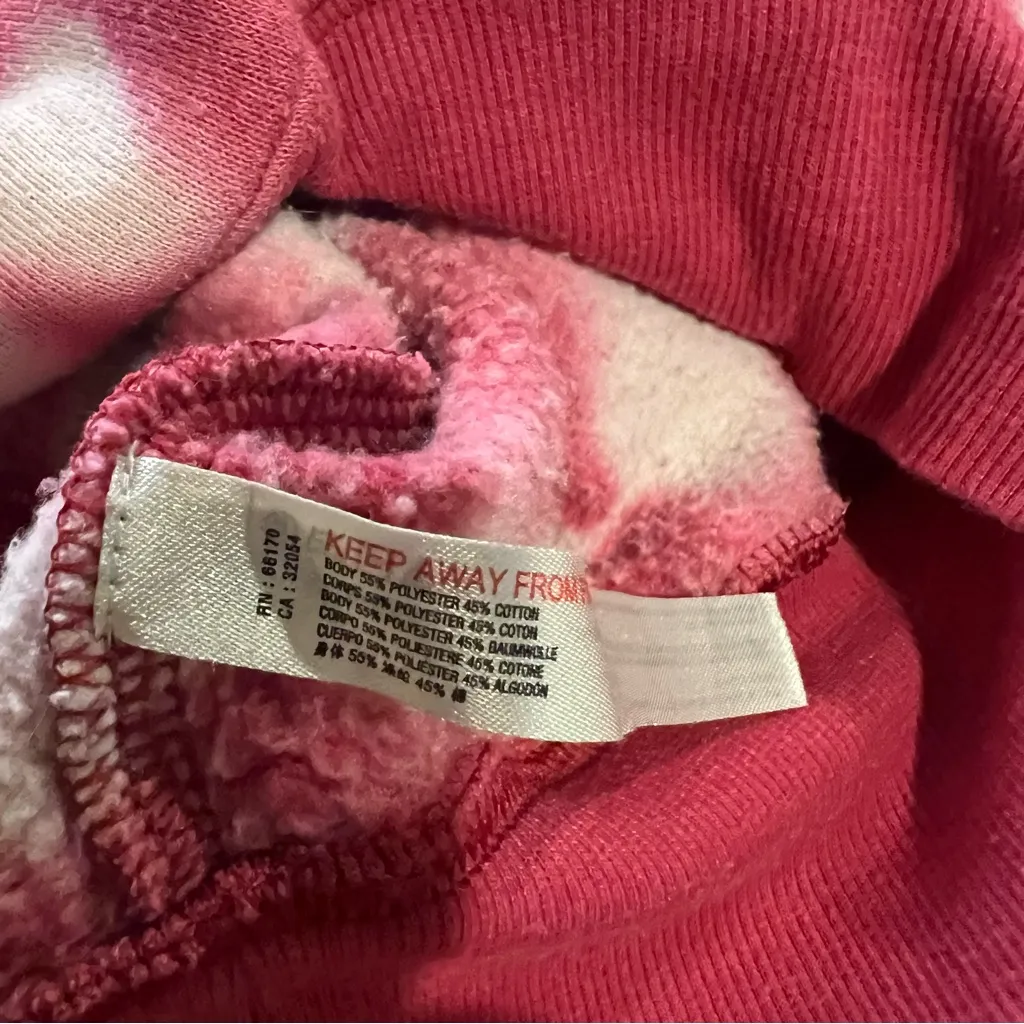 Free People Movement Dusty Rose and White Lace-Up Hoodie size Small - Image 13