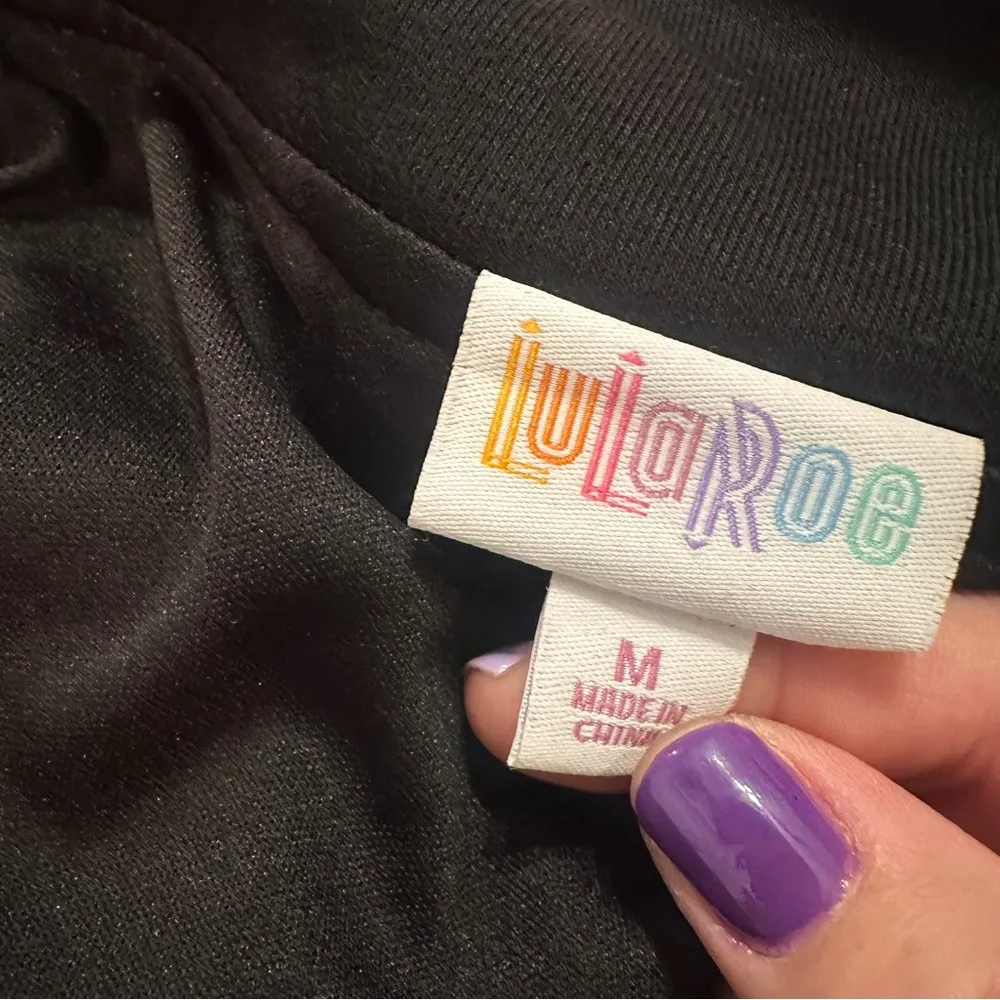 Lularoe Stevie Multicolor Sequin Bomber Jacket Medium NWT - Image 7