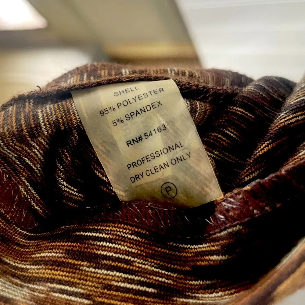 Calvin Klein EUC Sz 8 Dress- color-block of Browns - Image 5