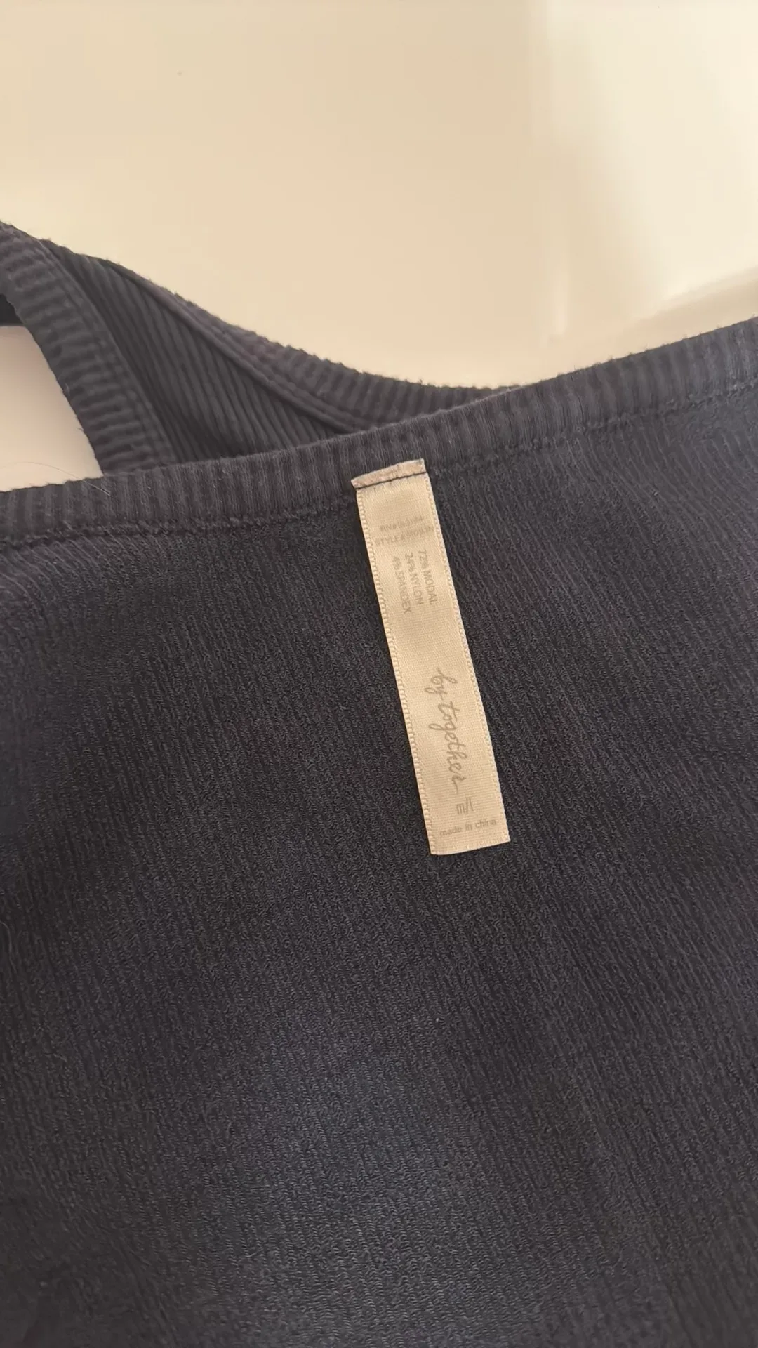 One Strap Ribbed Tank - Image 3