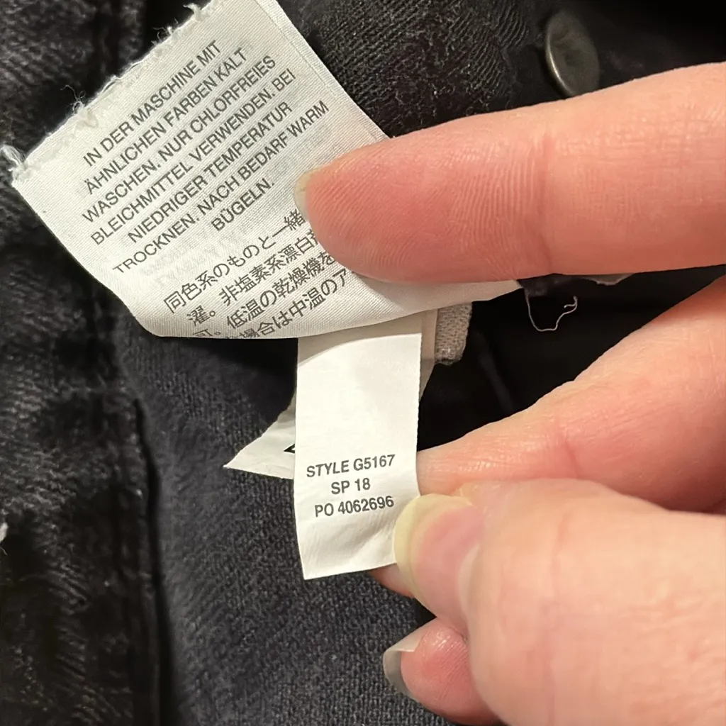 Madewell High-Rise Denim Boy-Shorts in Button Through Edition Lunar Black 32 - Image 9