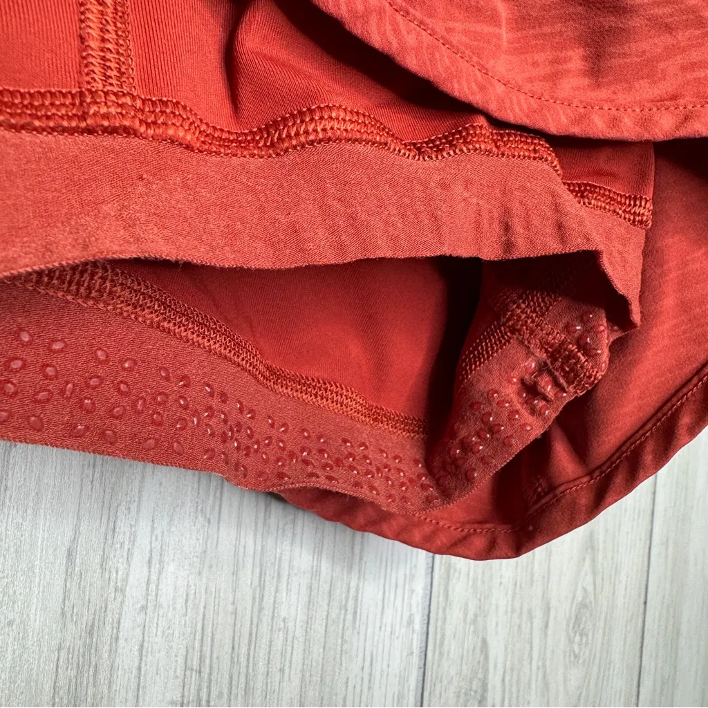 Lululemon Bootcamp Ready Short 3.5" Stride Emboss Cayenne size 6 W7AS7S - Image 10