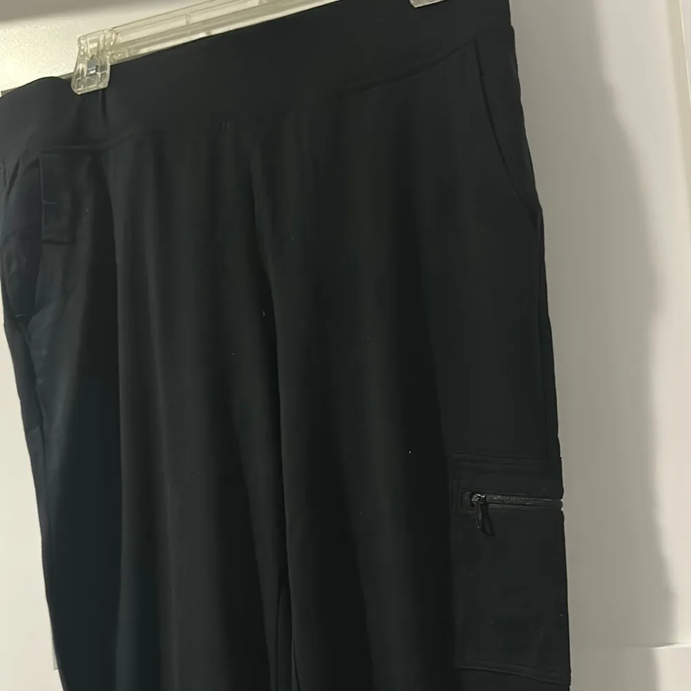 RLX Ralph Lauren Black Track Pants with Soft Fabric and Straight Leg Design Size M - Image 3