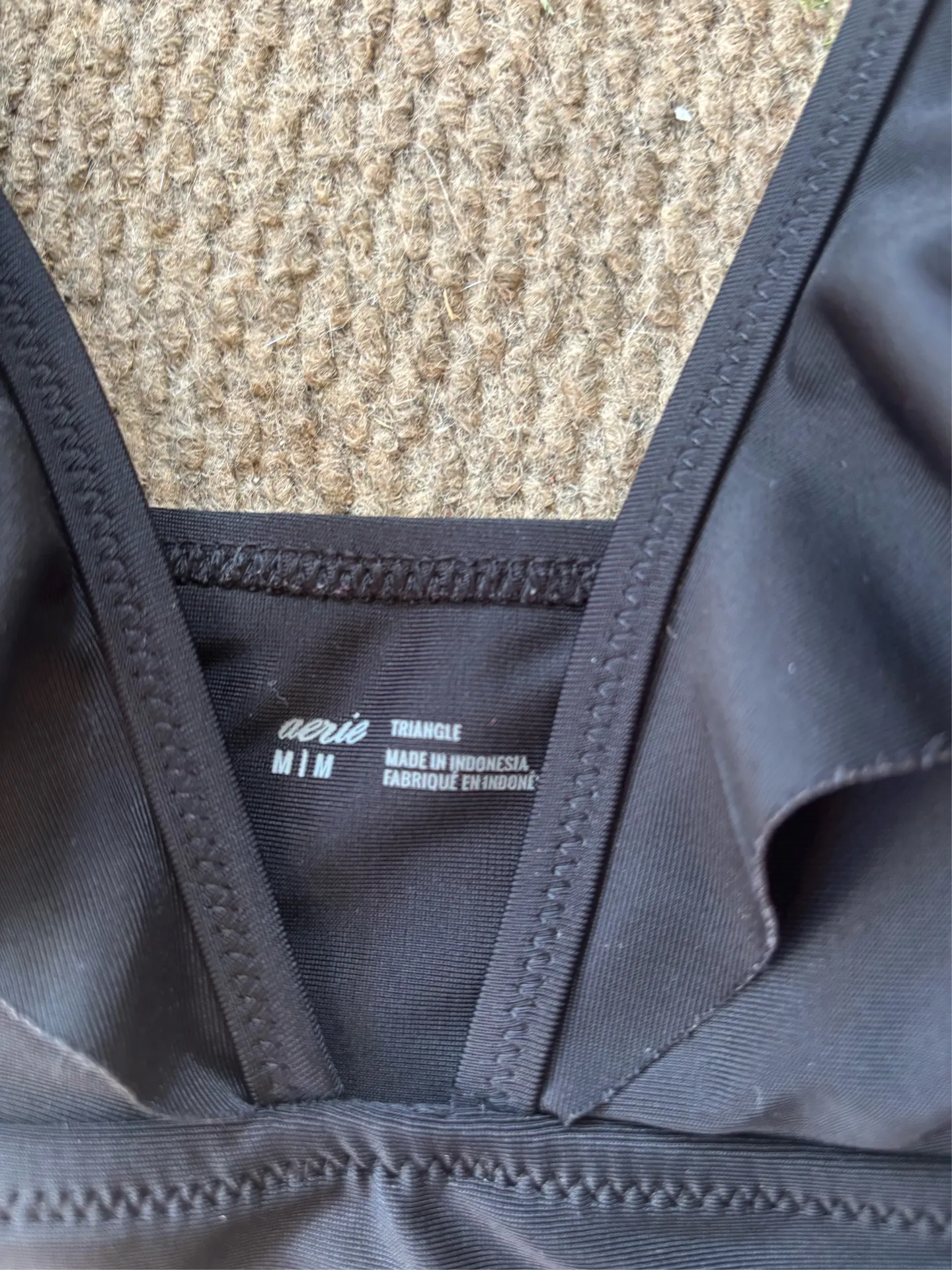 Aerie Black Bikini Top - Image 3