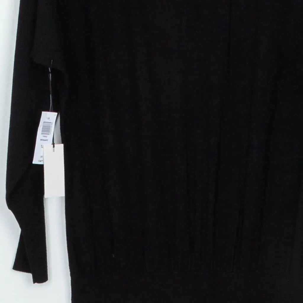NWT Babaton Womens‎ Bogart Turtleneck Knit Sweater Dress Size L Black Minimalist - Image 6