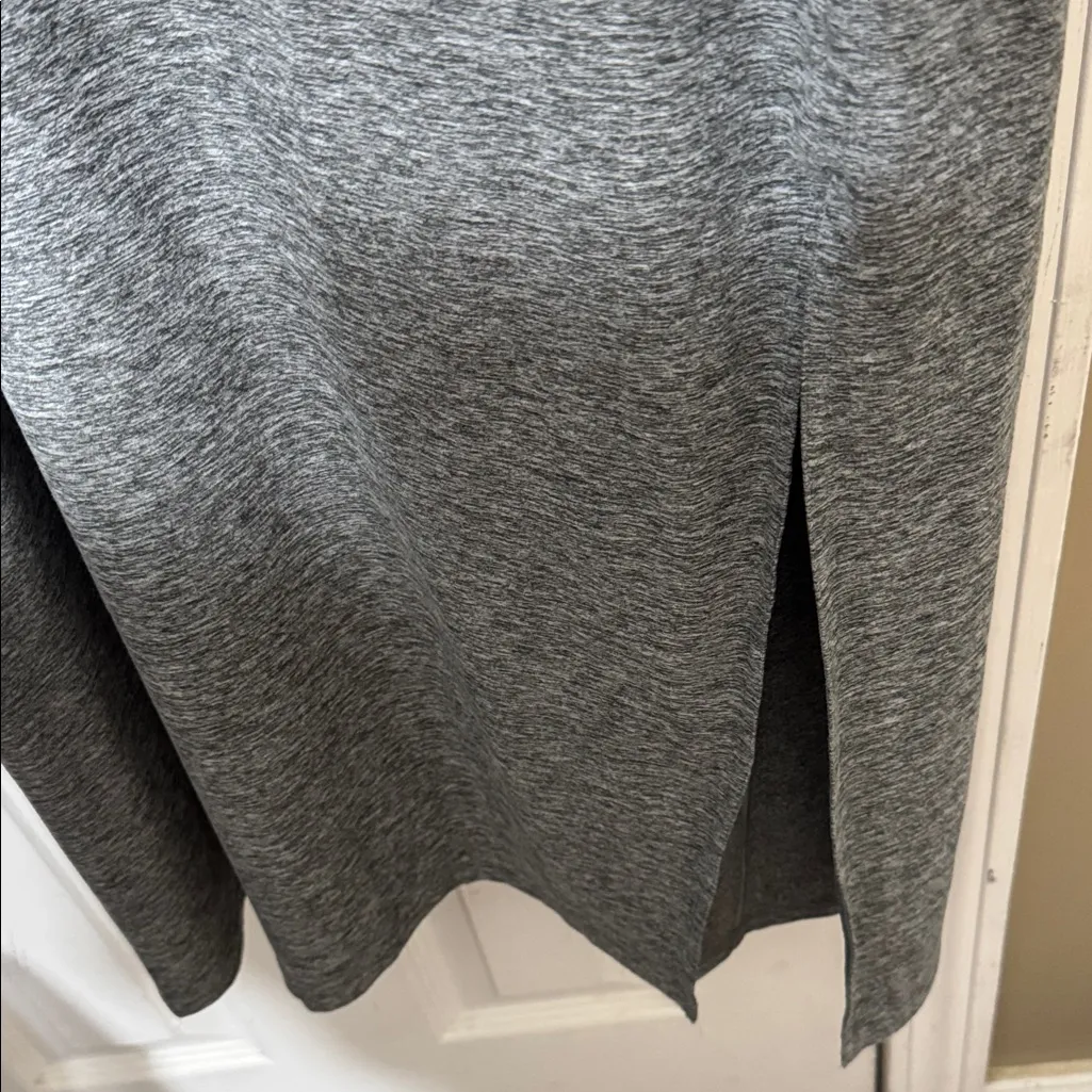 NWT Fabletics Cloud Jersey Midi Dress Grey medium - Image 3