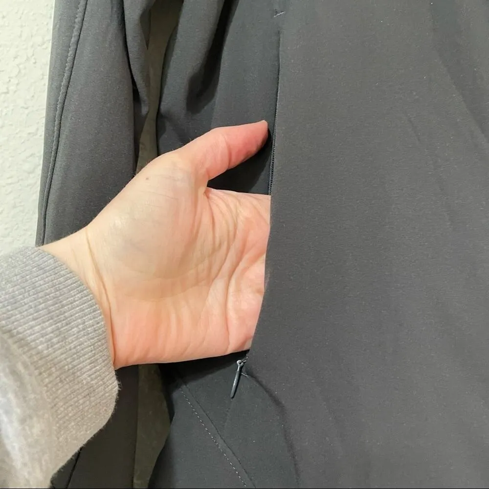 REI Charcoal Grey Lightweight Full Zip Woman’s Jacket L Fall Casual Classic Gray Size L - Image 7