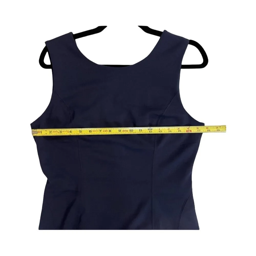 Banana Republic Navy Sheath Dress | Size 10 NWT | Workwear Career Sleeveless - Image 5