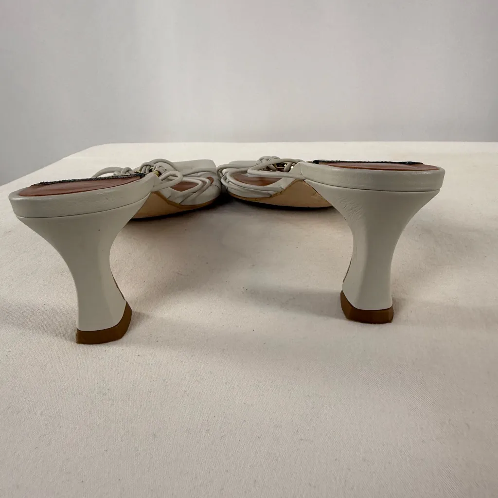 Angel‎ Alarcon Square Toe Strappy Kitten Heel Sandals in Light Blue Size 9 - Image 6