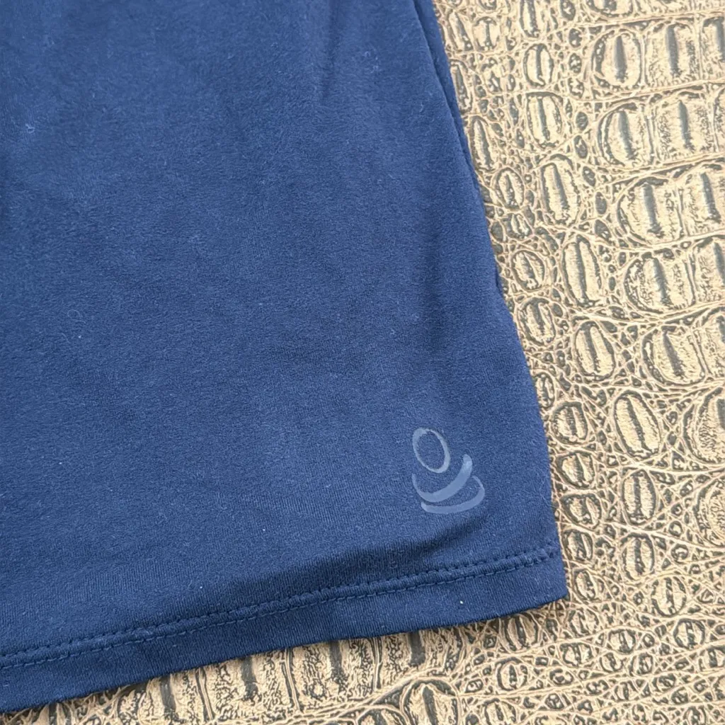 Cuddl Duds Flexwear Navy Blue Short Sleeve Top Women’s 1X - Image 3