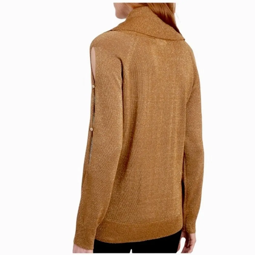 Joseph A. Ladder Sleeve Cowl Neck Sweater Soze L - Image 3