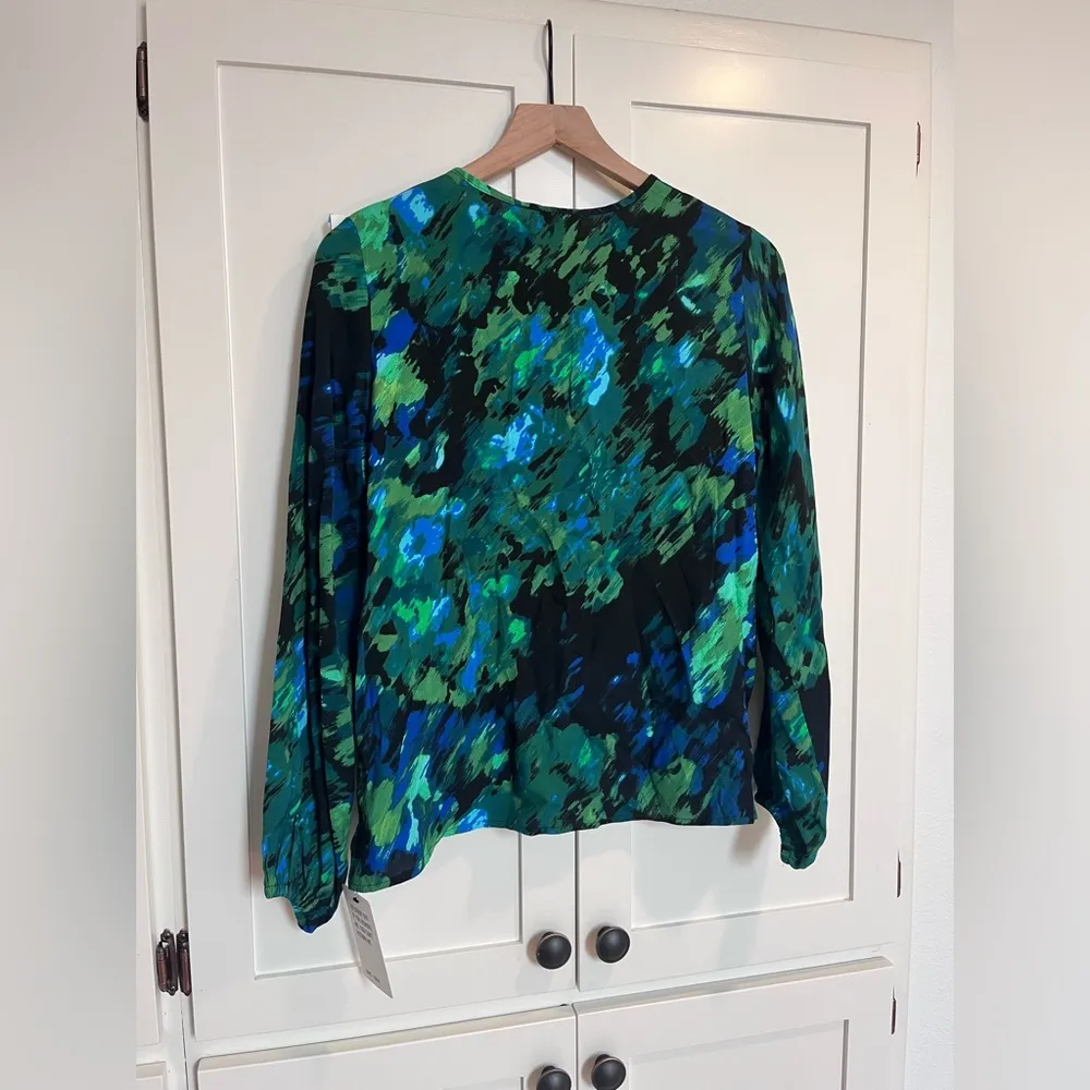 Saint + Sofia Kristen blouse Green Size 6 - Image 3